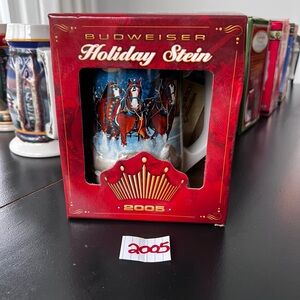 Collectible Budweiser 2005 Beer Stein